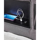  Size_Twin  -- Verishaw PCB2721B23 Twin Upholstered Bed IMAGE 16