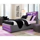  Size_Twin  -- Verishaw PCB2721B23 Twin Upholstered Bed IMAGE 8