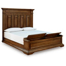  Size_King  -- Signature Design by Ashley Frantanna King Panel Bed with Storage IMAGE 2