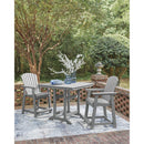  Signature Design by Ashley Sanctuary Beach PCP227-632 Square Counter Table with Umbrella Option IMAGE 5
