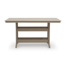  Signature Design by Ashley Seacliff Beach PCP228-642 Rectangular Counter Table with Umbrella Option IMAGE 2