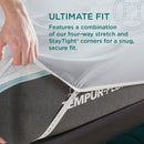  Tempur-Pedic TEMPUR-Adapt Luxe Egyptian Cotton Sheets - Graphite (Twin) IMAGE 17