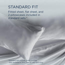  Tempur-Pedic TEMPUR Classic Cotton Sheet Set Sleepy Silver Mist (Full) IMAGE 11