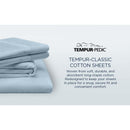  Tempur-Pedic TEMPUR Classic Cotton Sheet Set Sleepy Silver Mist (Full) IMAGE 14