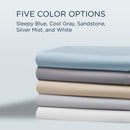  Tempur-Pedic TEMPUR Classic Cotton Sheet Set Sleepy Silver Mist (Full) IMAGE 6
