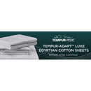  Tempur-Pedic TEMPUR Luxe Egyptian Cotton Pillowcase Set  Sleepy Blue (King) IMAGE 2