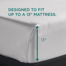  Tempur-Pedic TEMPUR Luxe Egyptian Cotton Pillowcase Set  White (Queen) IMAGE 3