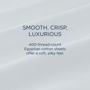  Tempur-Pedic TEMPUR Luxe Egyptian Cotton Sheet Set Sandstone (California King ) IMAGE 8