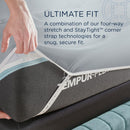  Tempur-Pedic TEMPUR Luxe Egyptian Cotton Sheet Set Silver Mist (Full) IMAGE 9