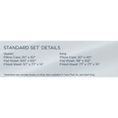  Tempur-Pedic TEMPUR Rayon from Bamboo Sheet Set Cool Gray (Split California King) IMAGE 19