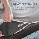  Tempur-Pedic TEMPUR Rayon from Bamboo Sheet Set Cool Gray (Queen) IMAGE 9