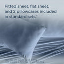  Tempur-Pedic TEMPUR Rayon from Bamboo Sheet Set Vintage Indigo (California King ) IMAGE 11
