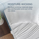  Tempur-Pedic TEMPUR Rayon from Bamboo Sheet Set White (Twin) IMAGE 7