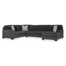  Signature Design by Ashley Hollyview Fabric 3 pc Sectional 1520566/1520534/1520517 IMAGE 1