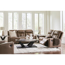  Benchcraft Mackmenville Reclining Leather Look Loveseat with Console 7471494 IMAGE 11