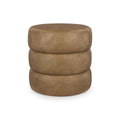  Manufacturer Color_Caramel -- Signature Design by Ashley Ummi Leather Look Ottoman IMAGE 1