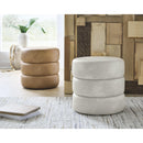  Manufacturer Color_Caramel  -- Signature Design by Ashley Ummi Leather Look Ottoman IMAGE 3