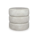  Manufacturer Color_Bone  -- Ummi A3000792 Swivel Accent Ottoman IMAGE 1