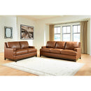  Signature Design by Ashley Saonara Stationary Leather Match Sofa PC7310938 IMAGE 5