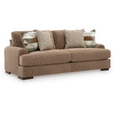  Manufacturer Color_Pecan  -- Signature Design by Ashley Jayne Park Stationary Fabric Sofa IMAGE 1