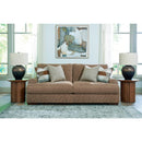  Manufacturer Color_Pecan  -- Signature Design by Ashley Jayne Park Stationary Fabric Sofa IMAGE 4