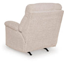  Manufacturer Color_Cobble Stone  -- Signature Design by Ashley Hoyne Park Rocker Fabric Recliner IMAGE 4