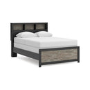  Size_Full  -- Broachmyn PCB1118B13 Full Bookcase Bed IMAGE 1