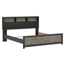  Size_King  -- Broachmyn PCB1118B6 King Bookcase Bed IMAGE 2