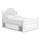  Size_Full  -- Signature Design by Ashley Kozlani Upholstered Panel Bed with Storage IMAGE 1