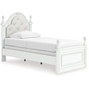  Size_Twin  -- Signature Design by Ashley Kozlani Upholstered Panel Bed IMAGE 1