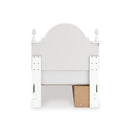  Size_Twin  -- Kozlani PCB1819B9 Twin Upholstered Panel Storage Bed IMAGE 6