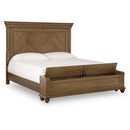  Size_King -- Karallin PCB782B8 King Panel Storage Bed IMAGE 8