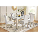  Signature Design by Ashley Larawyn Dining Table with Faux Marble Top PCD575-25 IMAGE 7