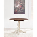  Signature Design by Ashley Round Wirloni Dining Table with Pedestal Base PCD616-15 IMAGE 3