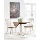  Signature Design by Ashley Round Wirloni Dining Table with Pedestal Base PCD616-15 IMAGE 8