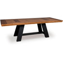  Signature Design by Ashley Greddinton Dining Table with Trestle Base PCD824-55B/PCD824-55T IMAGE 1