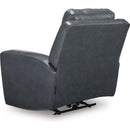  Manufacturer Color_Admiral  -- Signature Design by Ashley Next Move Power Leather Match Recliner IMAGE 5