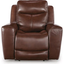  Manufacturer Color_Mahogany  -- Next Move PCU1210213 Power Recliner with Adjustable Headrest IMAGE 3