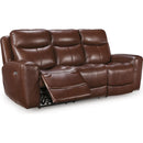  Manufacturer Color_Mahogany  -- Next Move PCU1210215 Power Reclining Sofa with Adjustable Headrest IMAGE 1