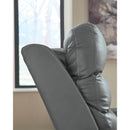  Manufacturer Color_Tideon  -- Signature Design by Ashley Pennacle Pier Power Leather Match Recliner IMAGE 8