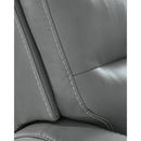  Manufacturer Color_Tideon  -- Signature Design by Ashley Pennacle Pier Power Leather Match Recliner IMAGE 9