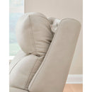  Manufacturer Color_Bone  -- Signature Design by Ashley Pincara Power Leather Match Recliner IMAGE 7