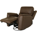 Flexsteel Henry Power Swivel Glider Leather Recliner Henry 1041-53P5-94672 Power Recliner - Burnt Umber IMAGE 5