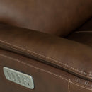  Flexsteel Henry Power Swivel Glider Leather Recliner Henry 1041-53P5-94672 Power Recliner - Burnt Umber IMAGE 7