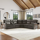  Flexsteel Wyatt Power Reclining Leather Sectional 1596-57PH/1596-72/1596-19/1596-23/1596-59PH/1596-58PH-70502 IMAGE 2