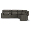  Flexsteel Wyatt Power Reclining Leather Sectional 1596-57PH/1596-72/1596-19/1596-23/1596-59PH/1596-58PH-70502 IMAGE 3
