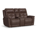  Flexsteel Ranger Power Reclining Leather Loveseat with Console 1640-64P5-43970 IMAGE 1