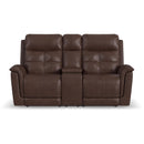  Flexsteel Ranger Power Reclining Leather Loveseat with Console 1640-64P5-43970 IMAGE 3