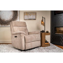  Flexsteel Sophisticated Oat Swivel Glider Fabric Recliner Q2424-53P3-41082 IMAGE 2