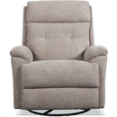  Flexsteel Sophisticated Oat Swivel Glider Fabric Recliner Q2424-53P3-41082 IMAGE 3